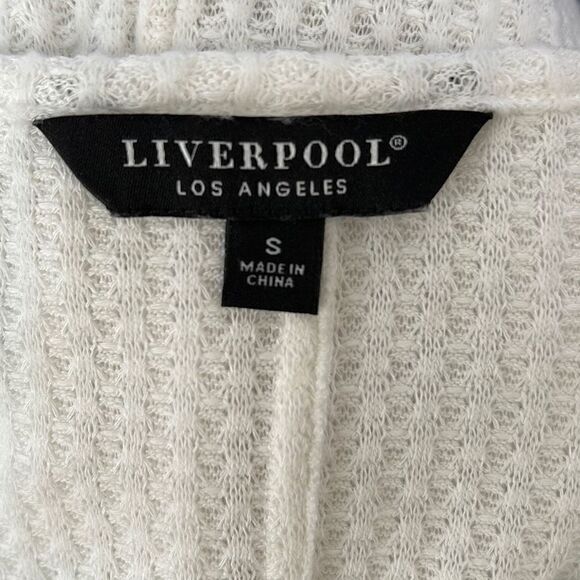 Liverpool Los Angeles Easy Dolman Sleeve Light Sweater Snow Small - Picture 10 of 11